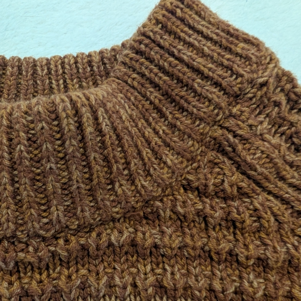 Cozy Brown Knit Sweater - Picture 2 of 4